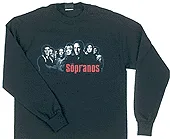 Sopranos Picture and Logo Long Sleeved T-shirt