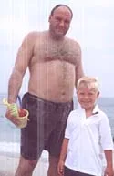 James Gandolfini and Guy, Jr.
