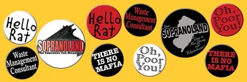 Sopranoland Pin-back Button Collection